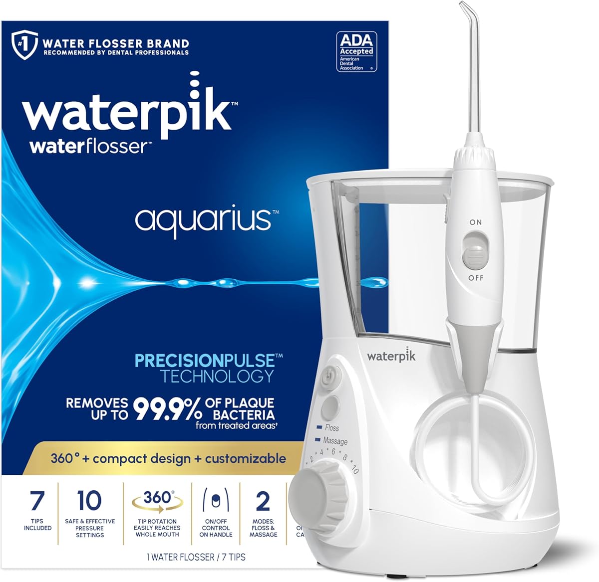 Waterpik Aquarius Countertop Water Flosser WP-660